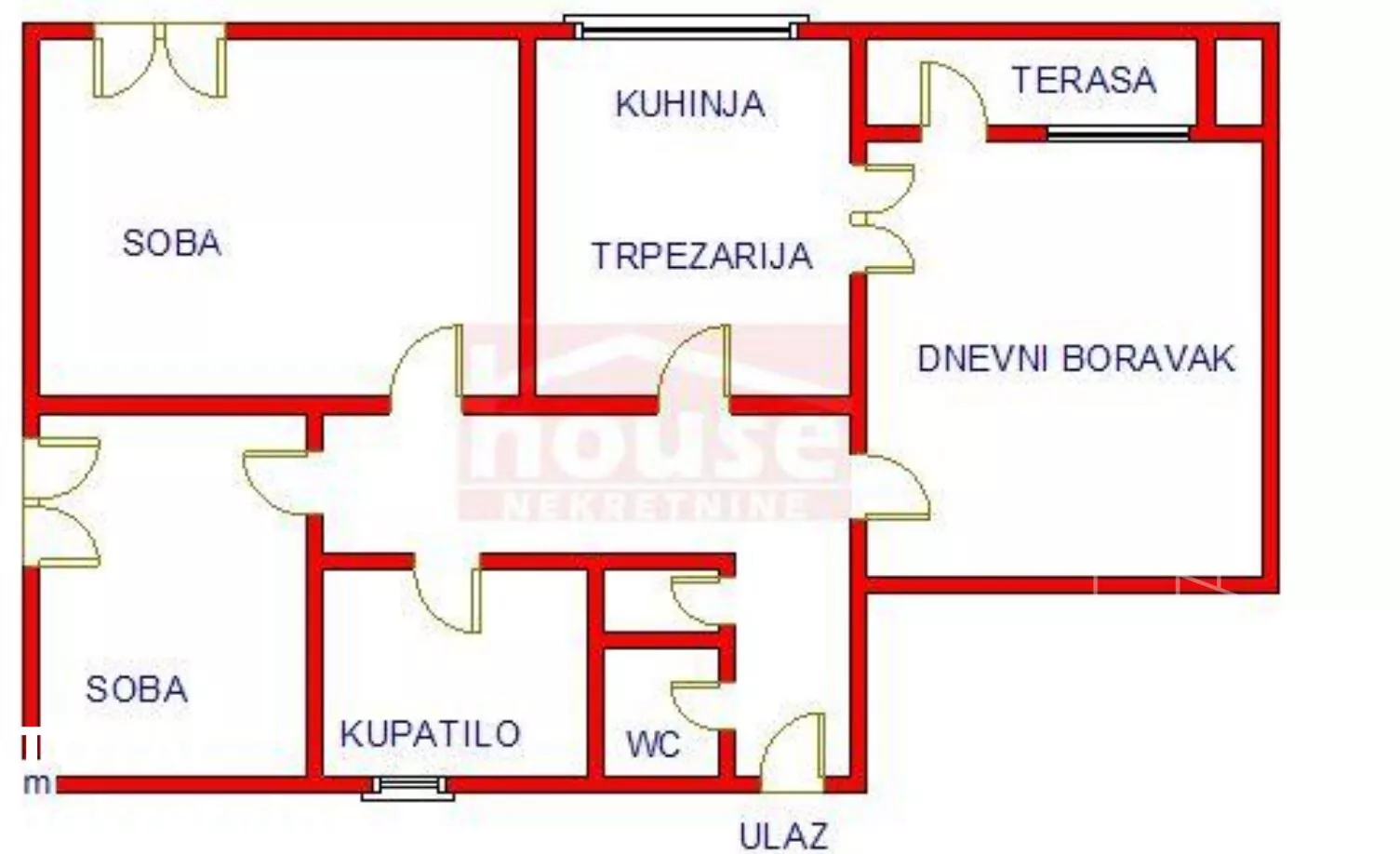 Trosoban stan | 4zida