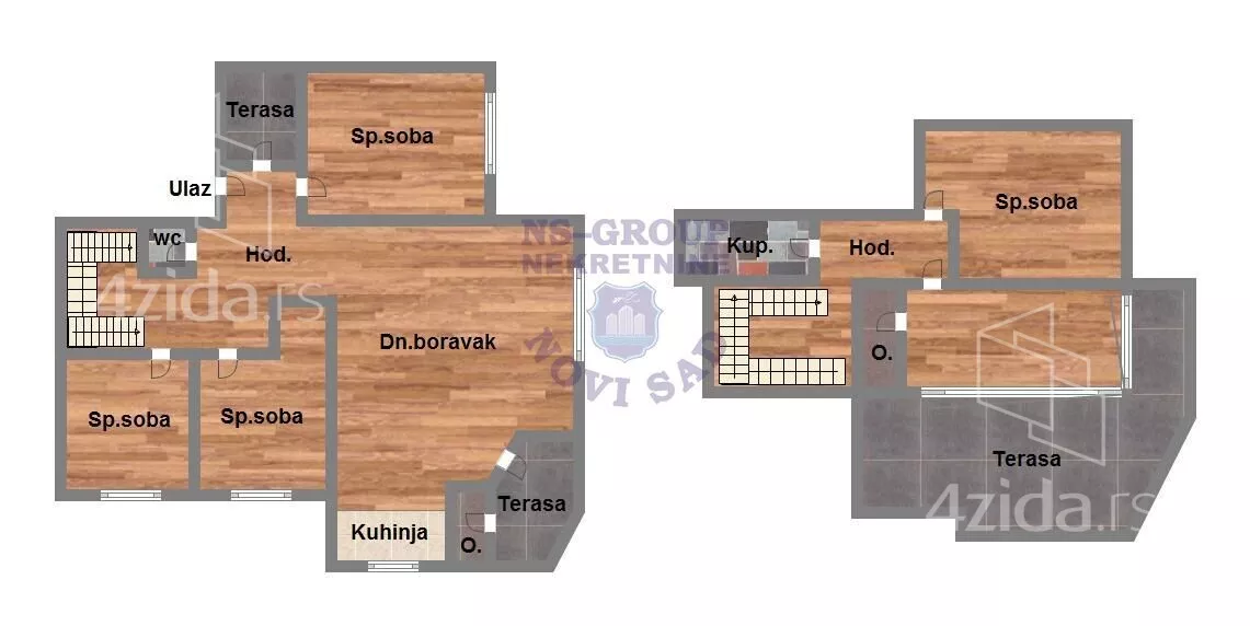 Petosoban stan | 4zida