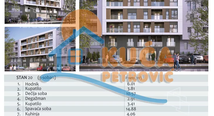 Trosoban stan | 4zida