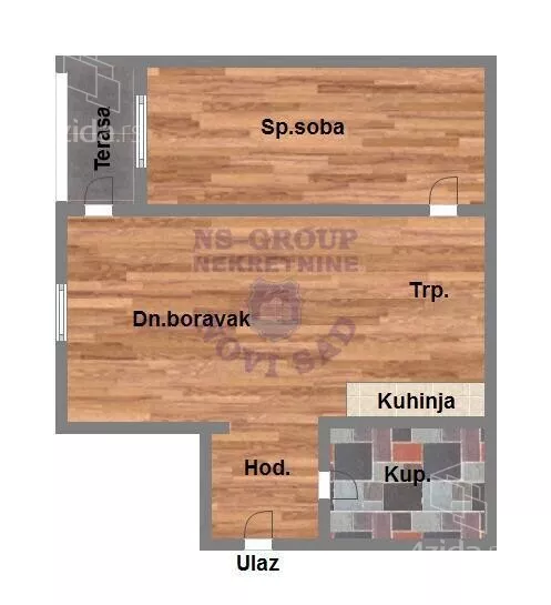 Dvosoban stan | 4zida