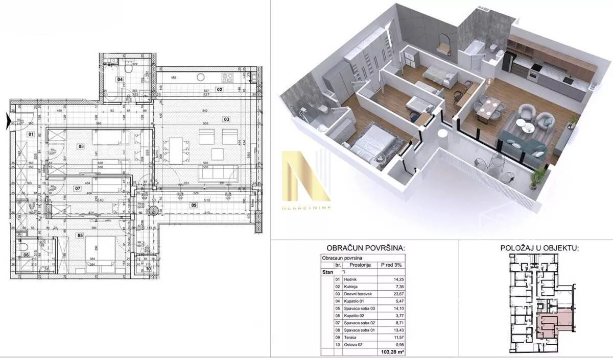 Četvorosoban stan | 4zida