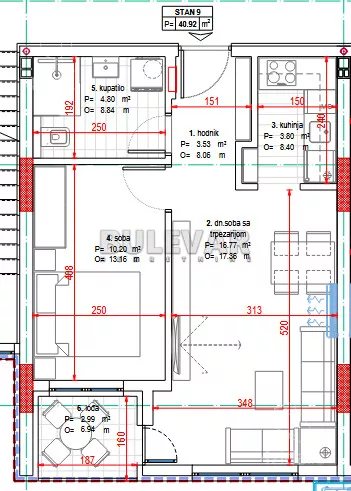 Jednoiposoban stan | 4zida