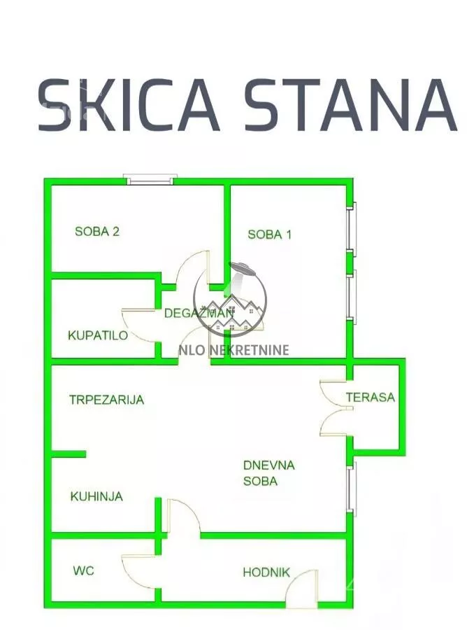 Trosoban stan | 4zida