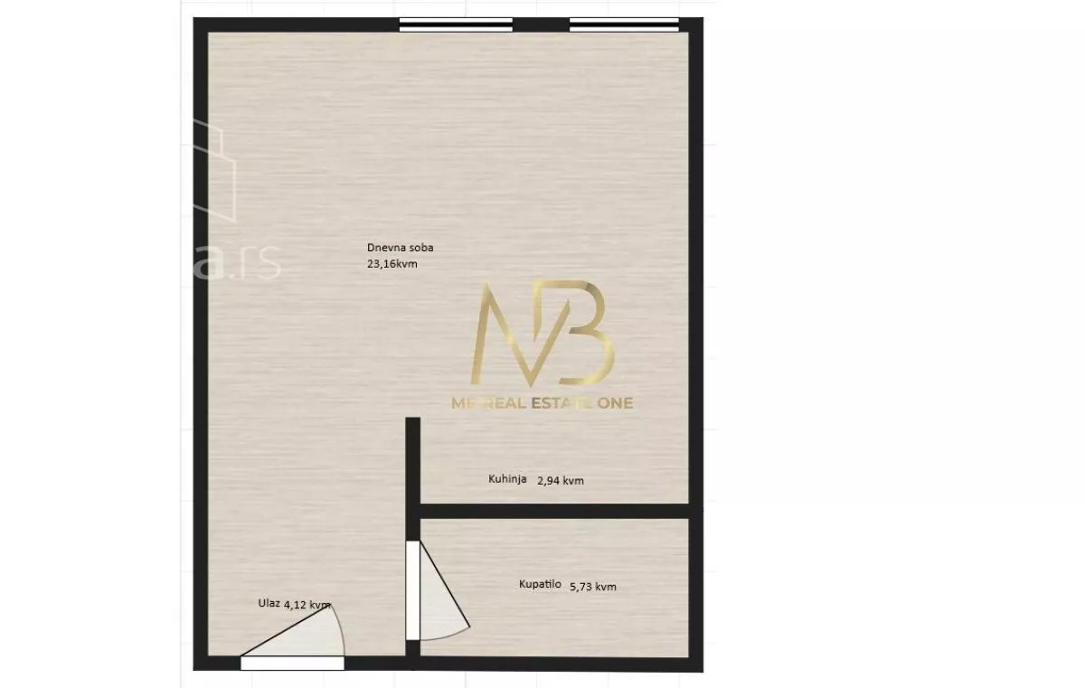 Jednosoban stan | 4zida