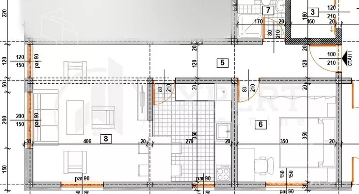 Dvosoban stan | 4zida