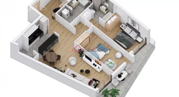 Trosoban stan | 4zida