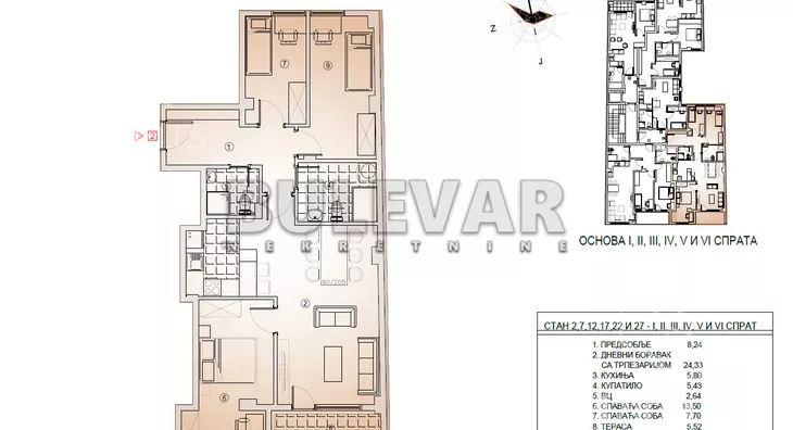Troiposoban stan | 4zida