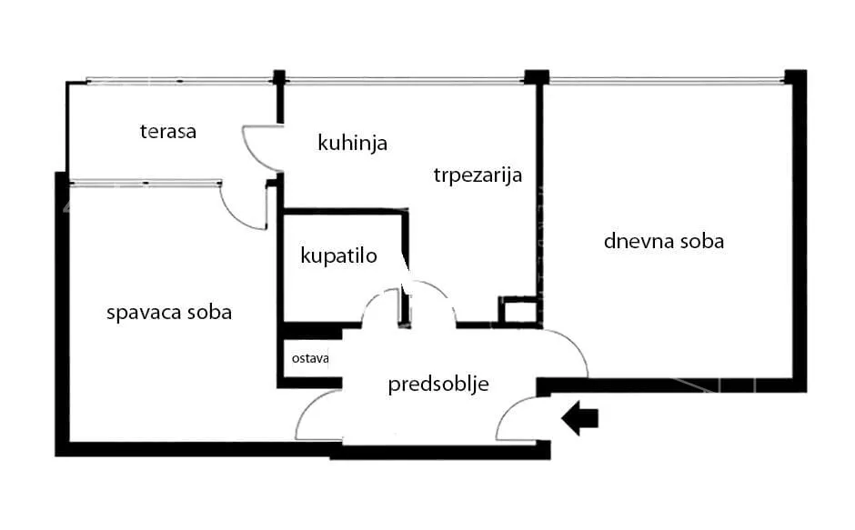 Dvosoban stan | 4zida
