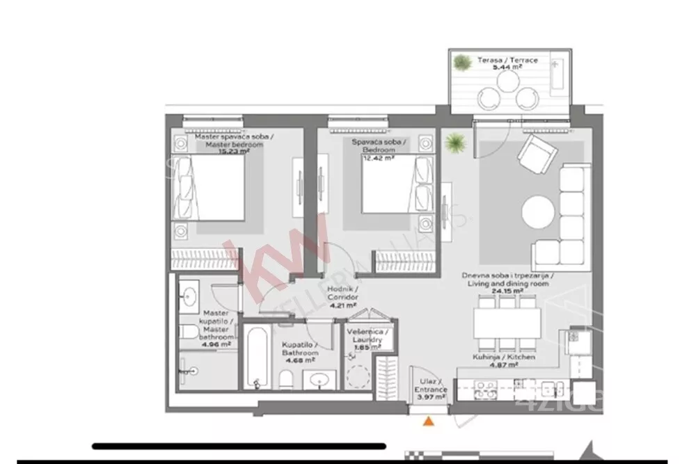 Trosoban stan | 4zida