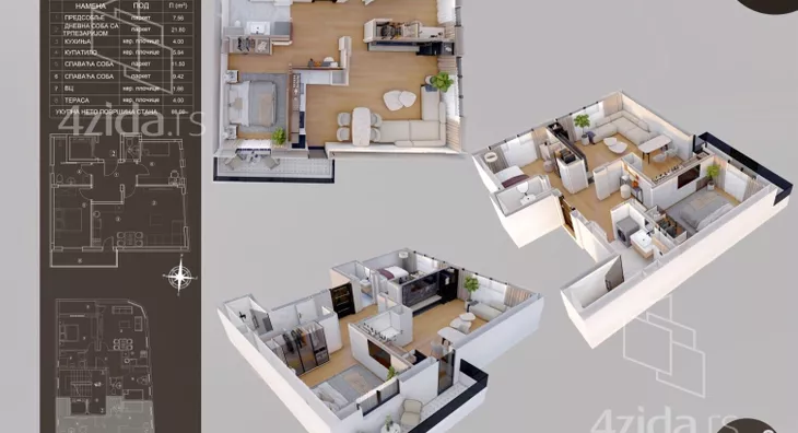 Četvorosoban stan | 4zida