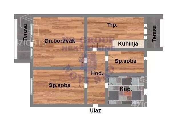 Trosoban stan | 4zida