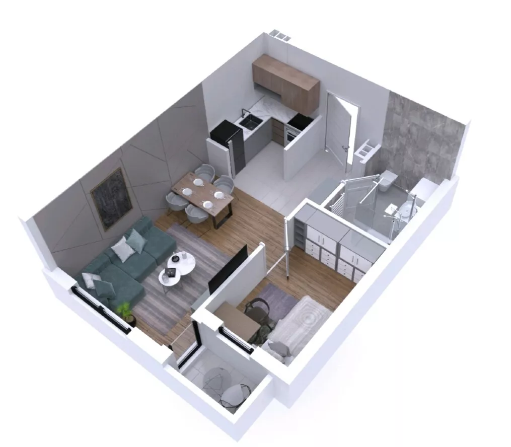 Jednoiposoban stan | 4zida