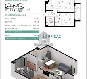 Cvetanova Ćuprija, Zvezdara opština, Beograd, 2.0 stan | 4zida.rs