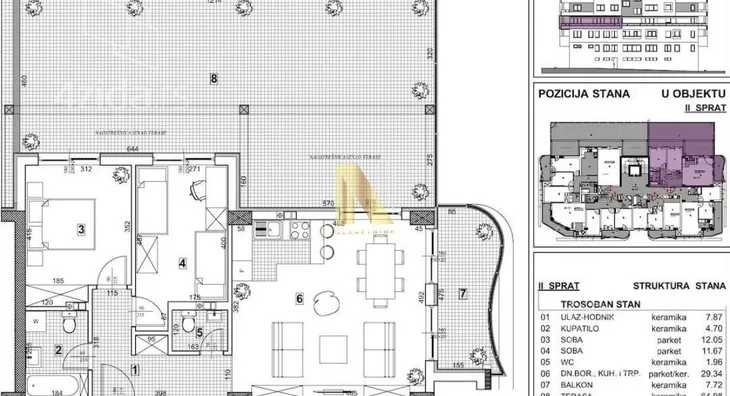 Trosoban stan | 4zida