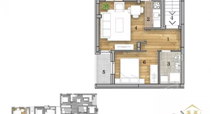 Dvosoban stan | 4zida