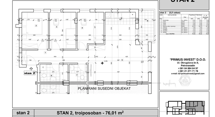 Troiposoban stan | 4zida