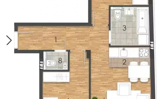 Trosoban stan | 4zida