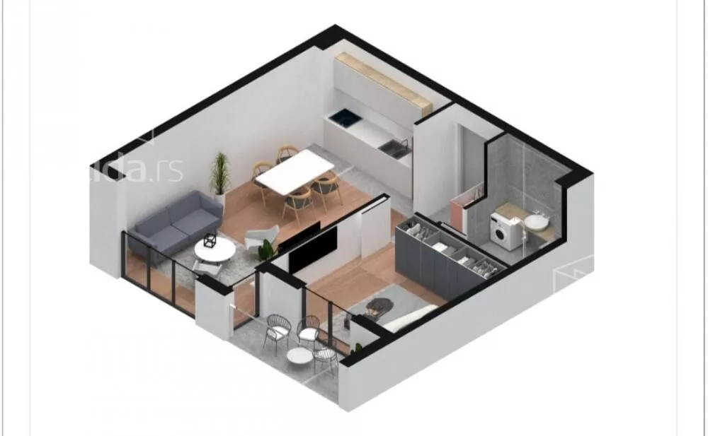 Dvosoban stan | 4zida