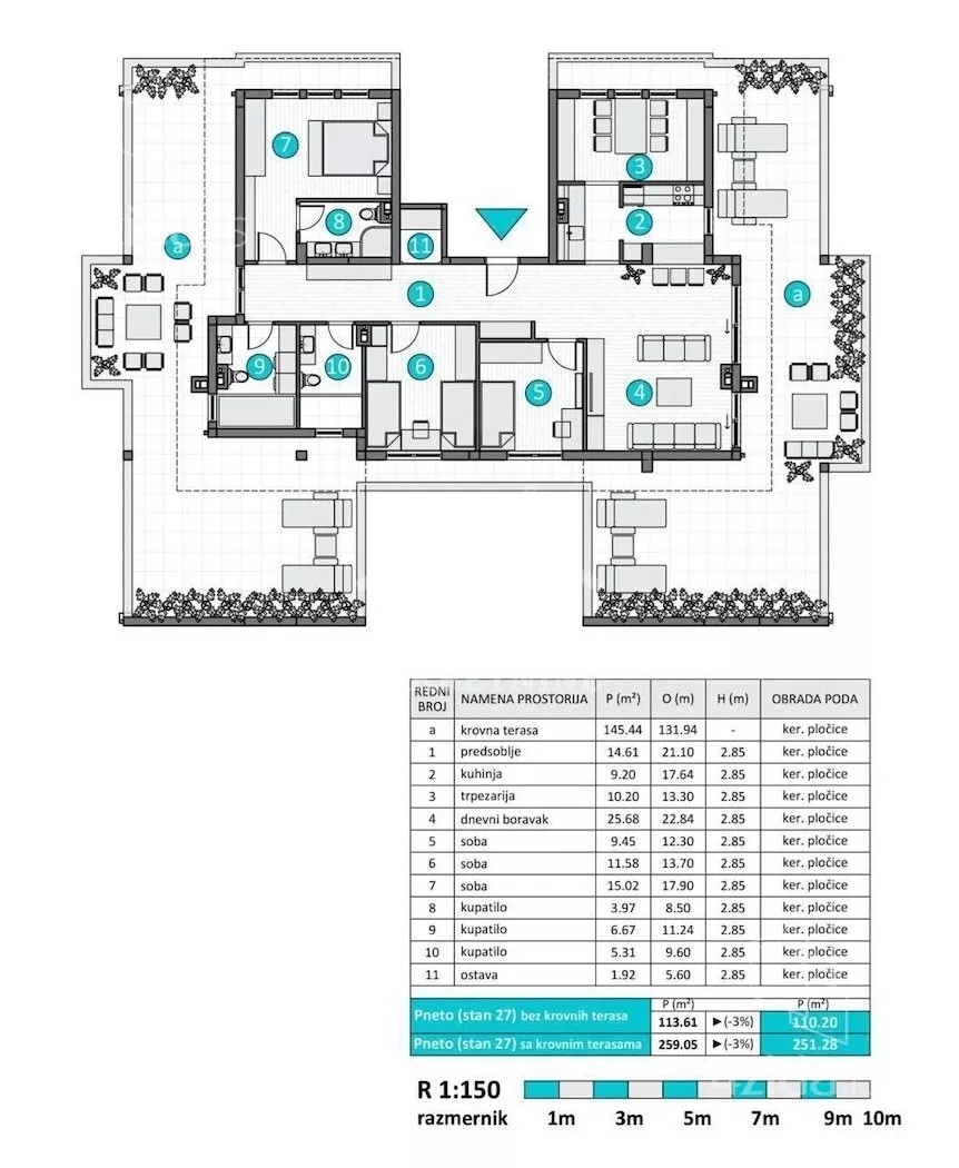 Troiposoban stan | 4zida