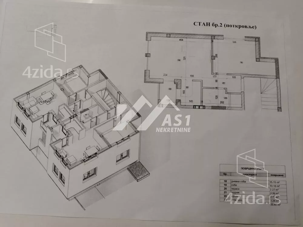 Troiposoban stan | 4zida