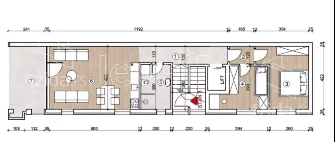 Dvoiposoban stan | 4zida
