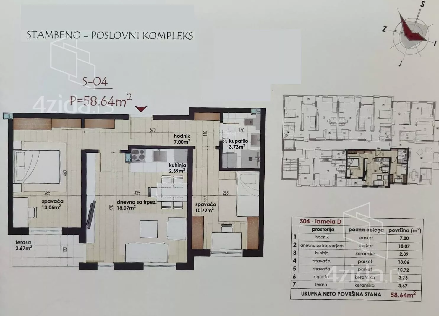 Dvoiposoban stan | 4zida