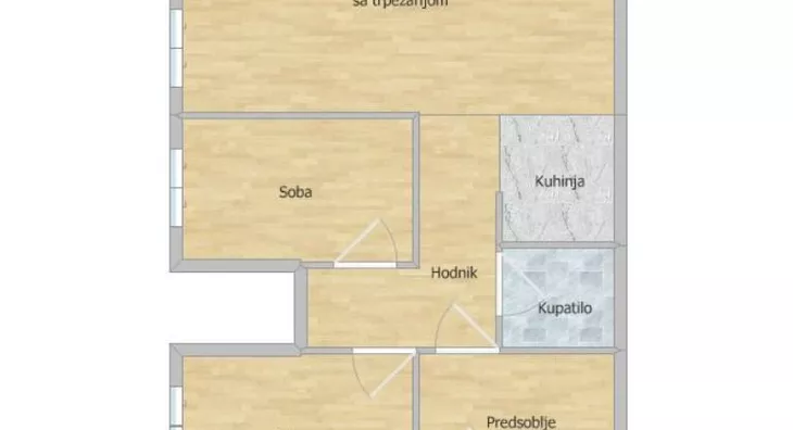 Dvoiposoban stan | 4zida