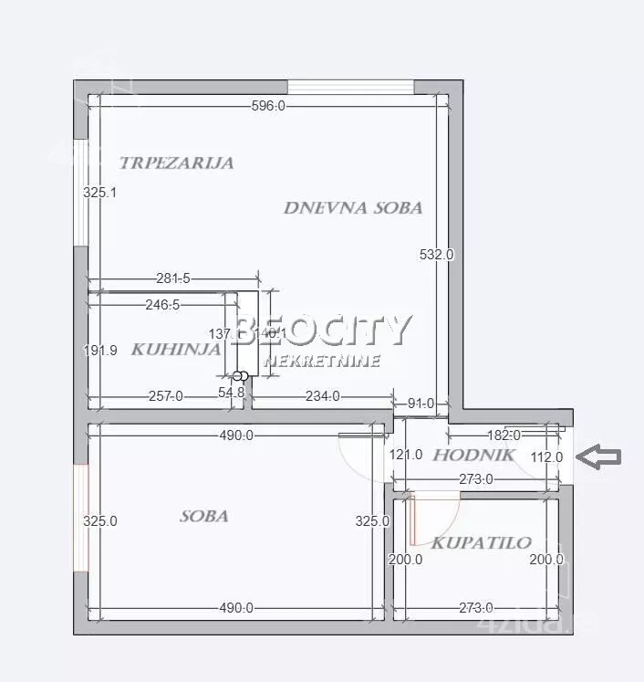 Trosoban stan | 4zida