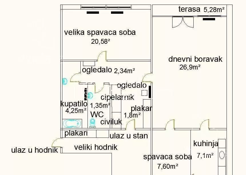 Dvoiposoban stan | 4zida