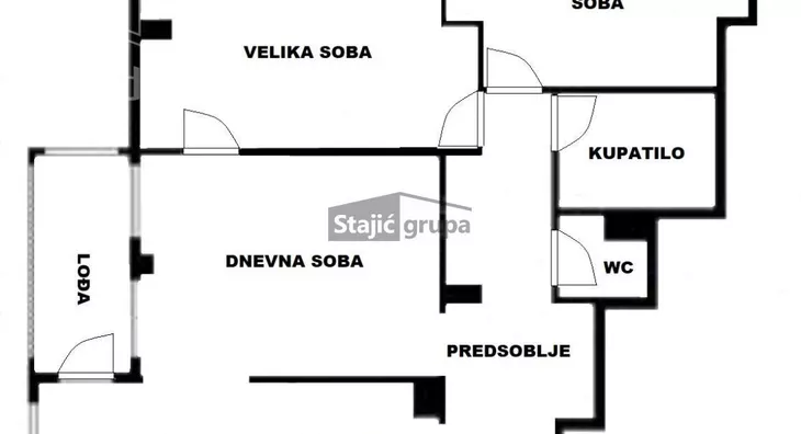 Trosoban stan | 4zida