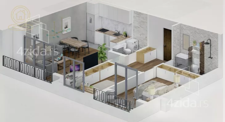 Dvoiposoban stan | 4zida