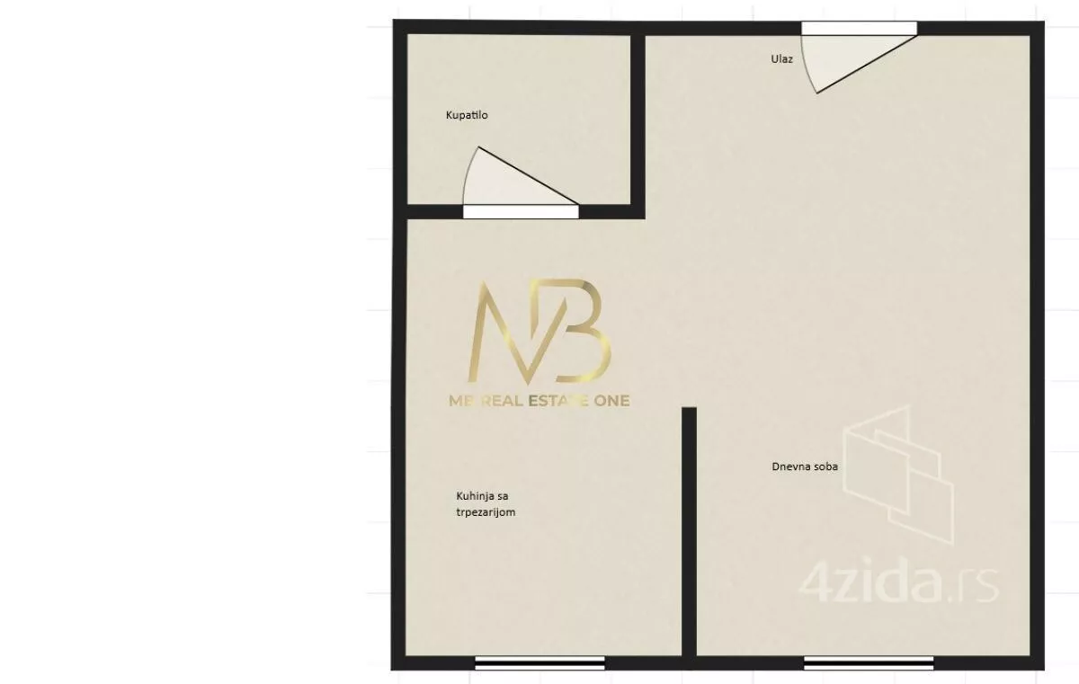 Jednosoban stan | 4zida