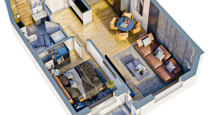 Jednosoban stan | 4zida