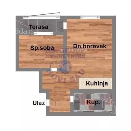 Jednoiposoban stan | 4zida