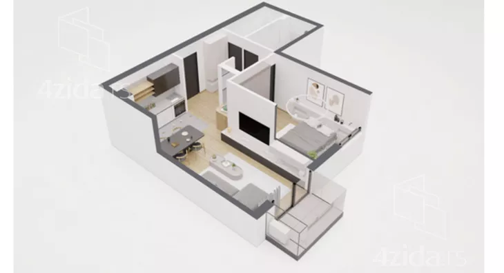 Dvoiposoban stan | 4zida