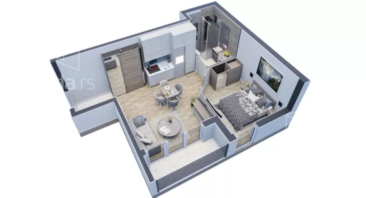 Dvosoban stan | 4zida