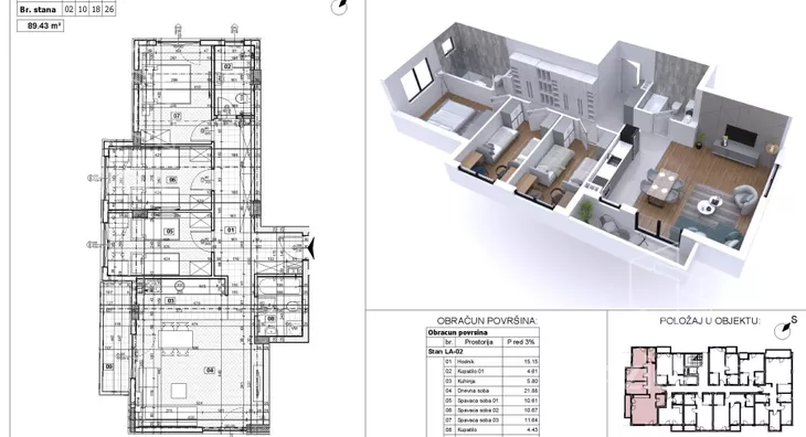 Četvorosoban stan | 4zida