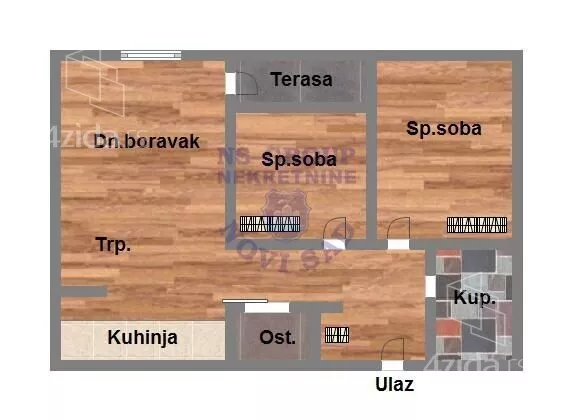 Trosoban stan | 4zida