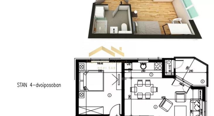Dvoiposoban stan | 4zida