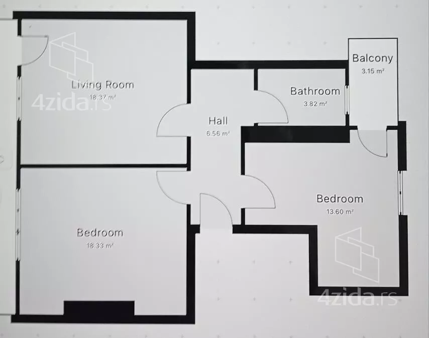 Dvosoban stan | 4zida