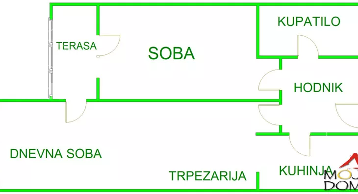 Jednoiposoban stan | 4zida