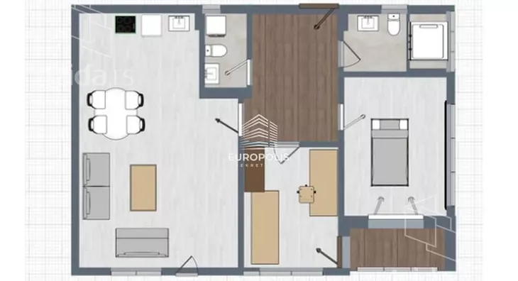 Dvoiposoban stan | 4zida