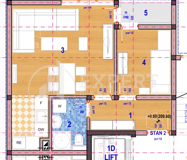 Jednoiposoban stan | 4zida