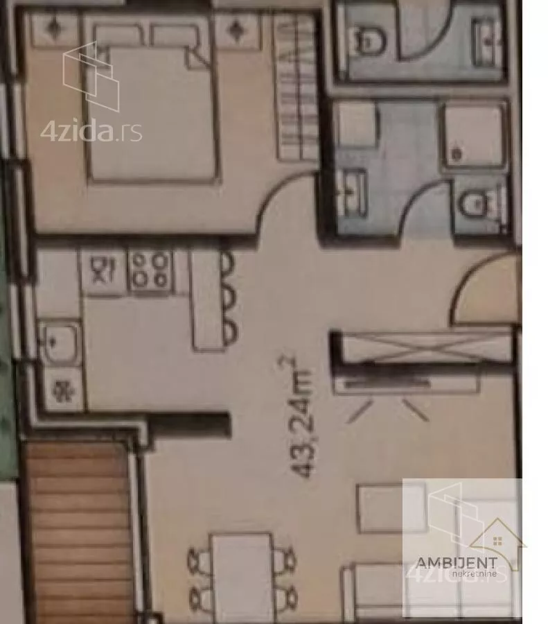 Dvosoban stan | 4zida