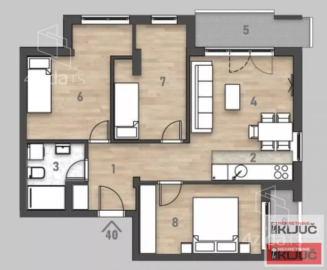 Četvorosoban stan | 4zida