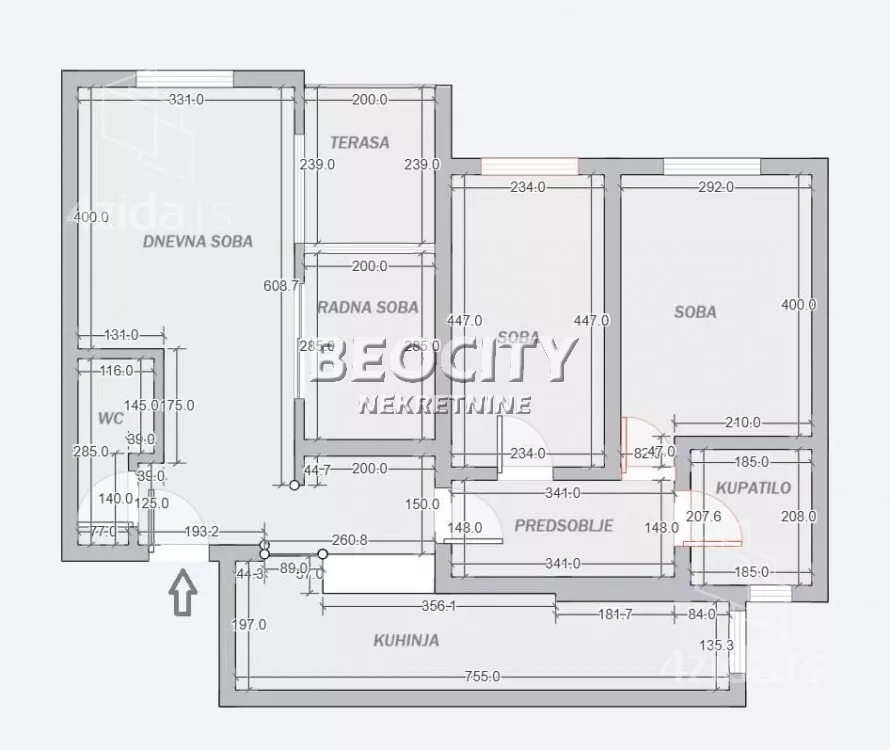Trosoban stan | 4zida