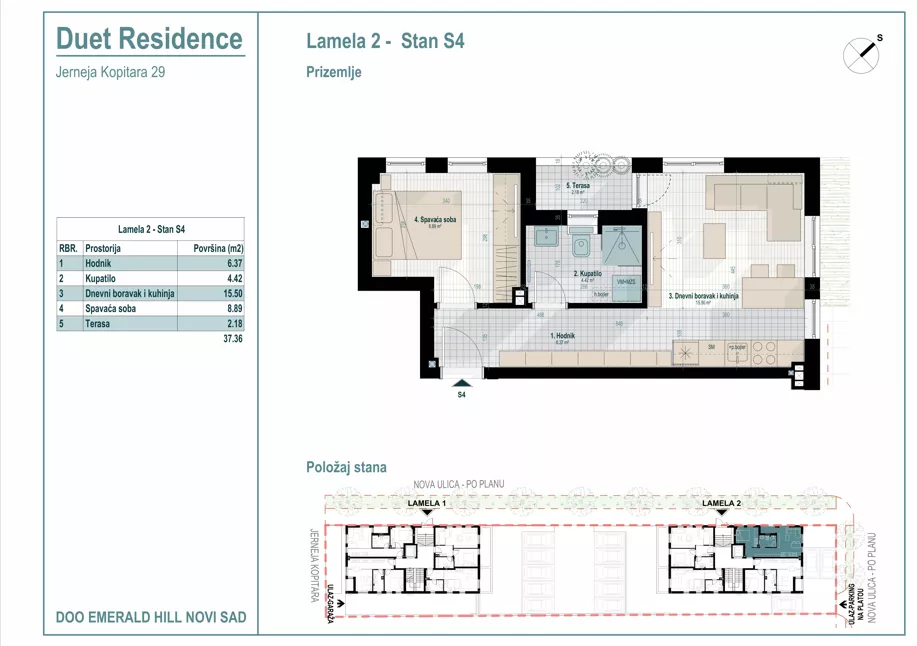 Dvosoban stan | 4zida