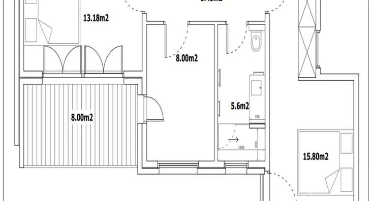 Petosoban stan | 4zida