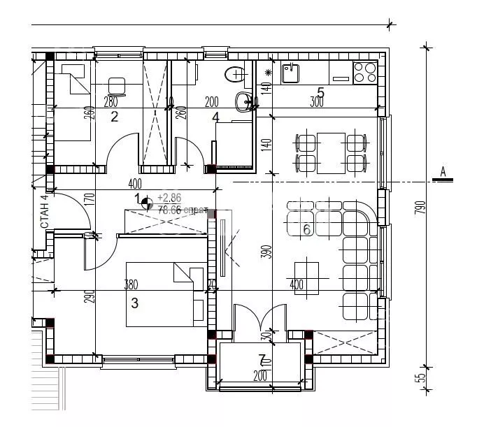 Dvoiposoban stan | 4zida