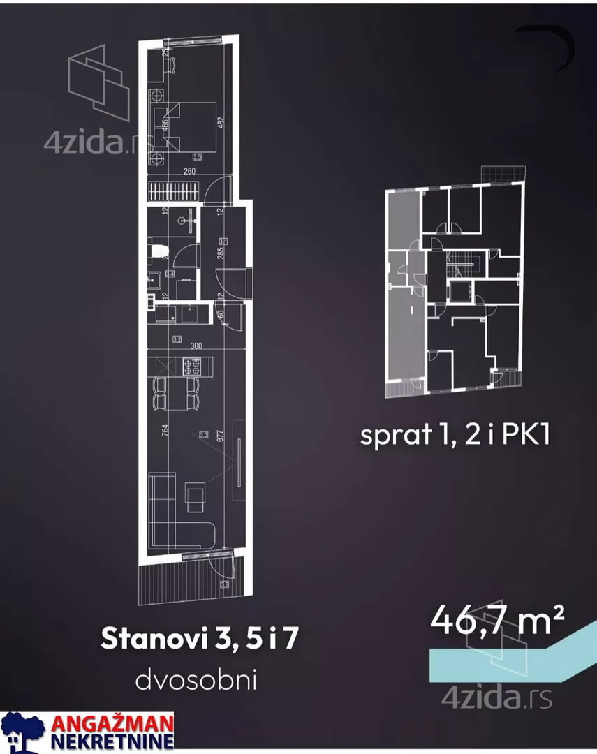 Dvosoban stan | 4zida